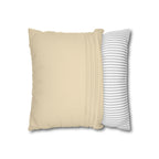 Modern Creamy Black Leopard Stripe Pillowcase