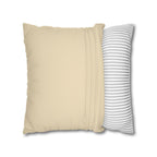 Modern Creamy Black Leopard Stripe Pillowcase