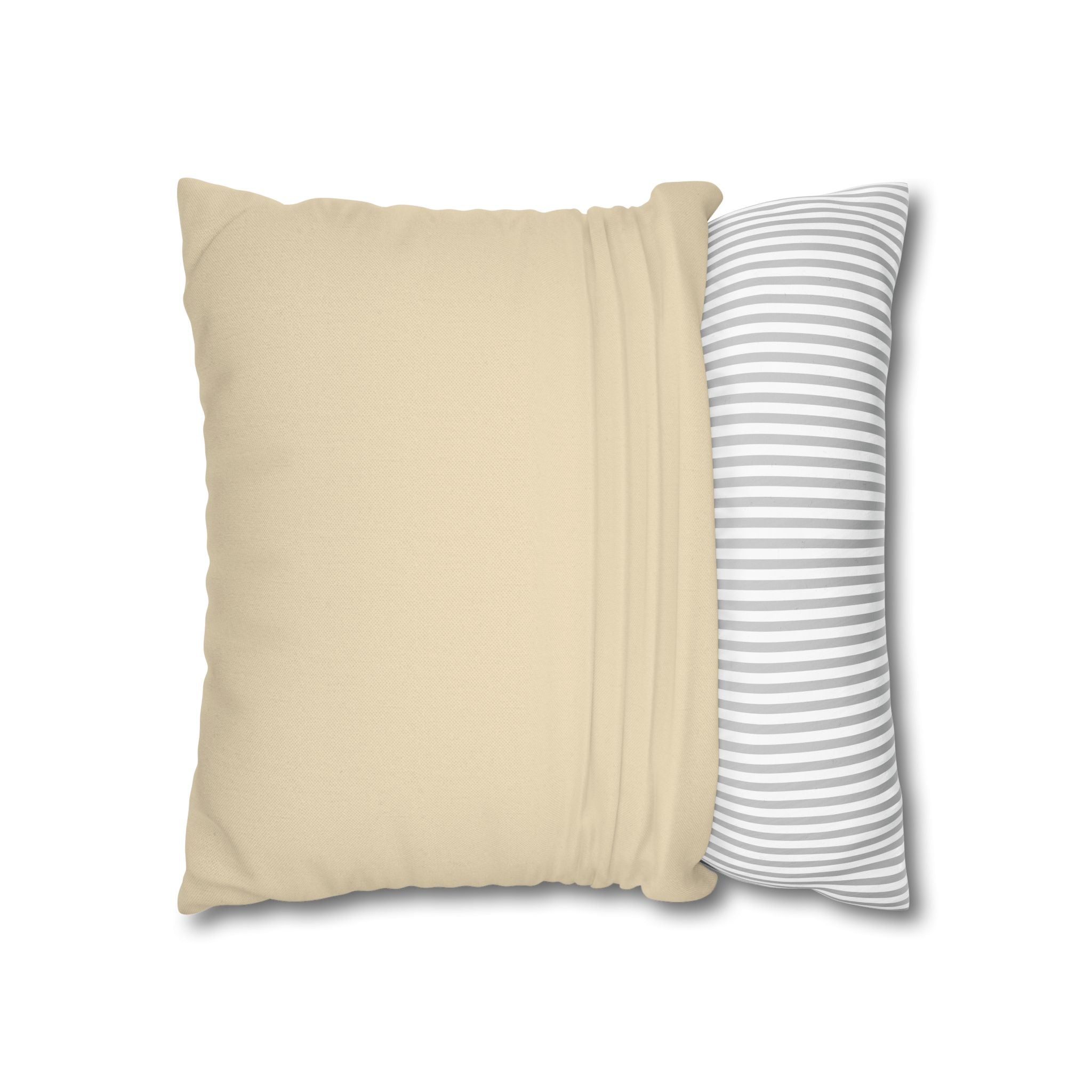 Modern Creamy Black Leopard Stripe Pillowcase