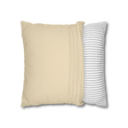 Modern Creamy Black Leopard Stripe Pillowcase